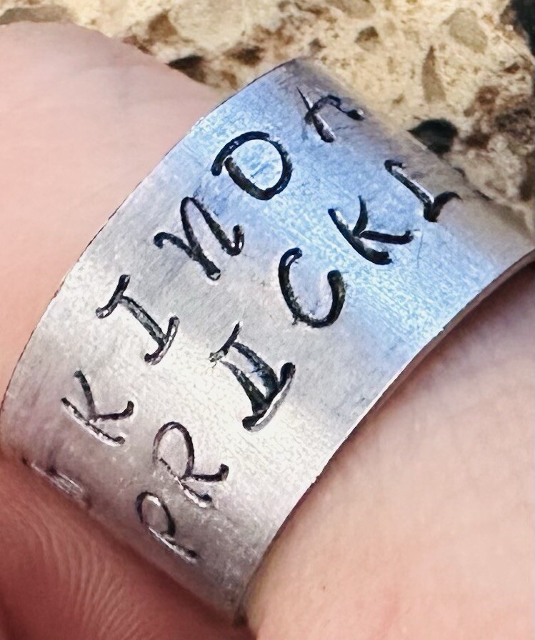 Adjustable Aluminum Ring - Kinda Prickly Cactus Theme