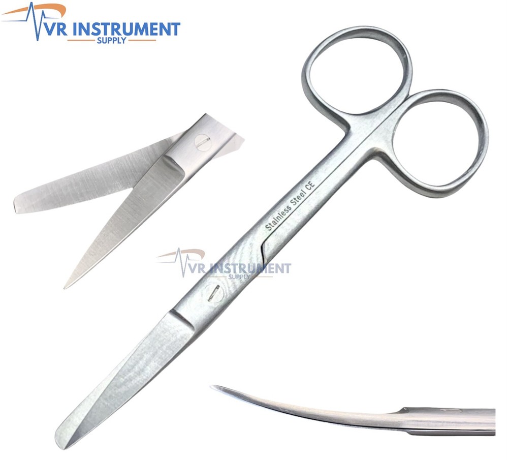 Operating Dissecting Scissors Curved 5.5" Sharp/Blunt surgical instrument Tools