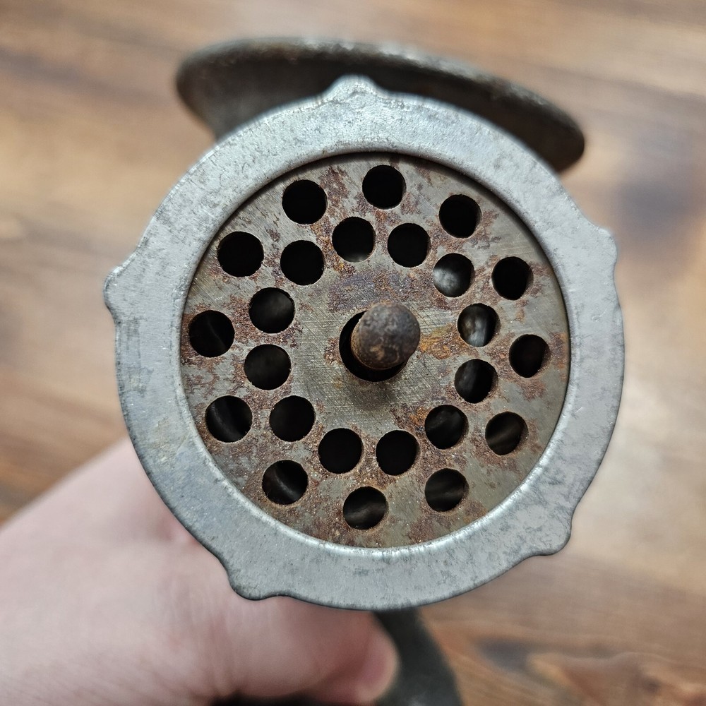 Vintage Dixie Meat Grinder Counter Mounted 5D