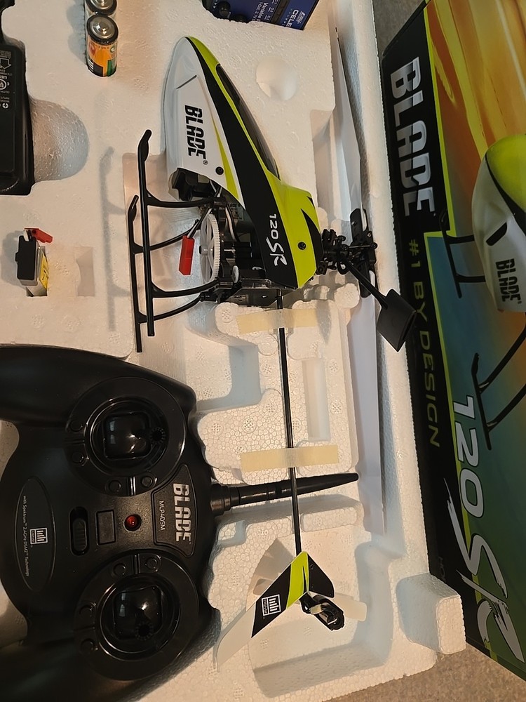 New In The Box RTF Blade 120SR Helicopter & Remote Control