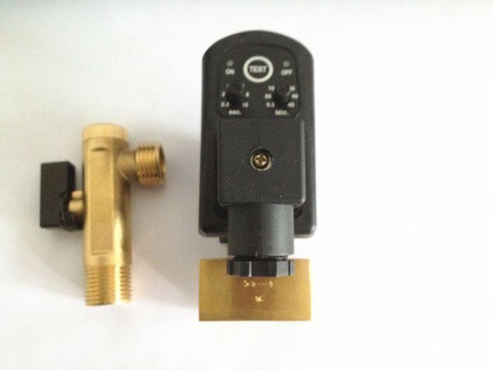 1PC Compressor Auto Drain Timer Valve 110V 1/2"