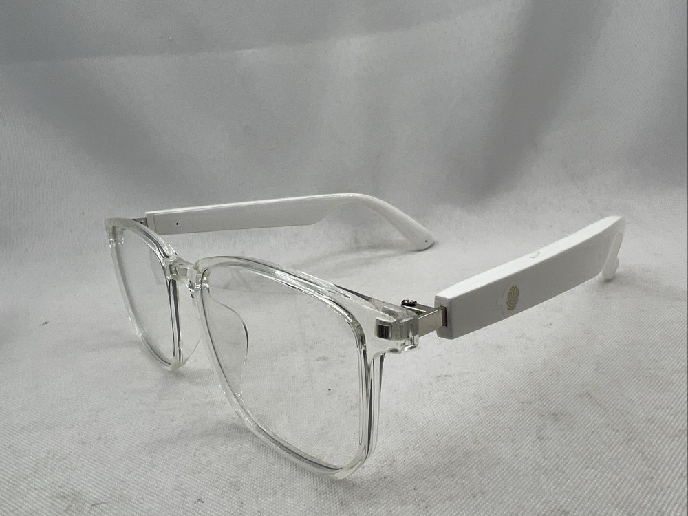 Yance Bluetooth Enabled Smart Glasses - Blue Light Blocking w/Audio Clear White