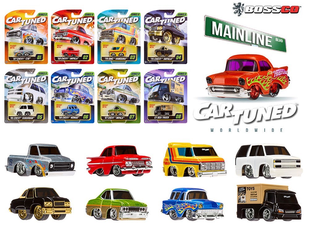 Car Tuned 1/64 Mainline Series 9 Assortment 8 Car Set Factory Sealed