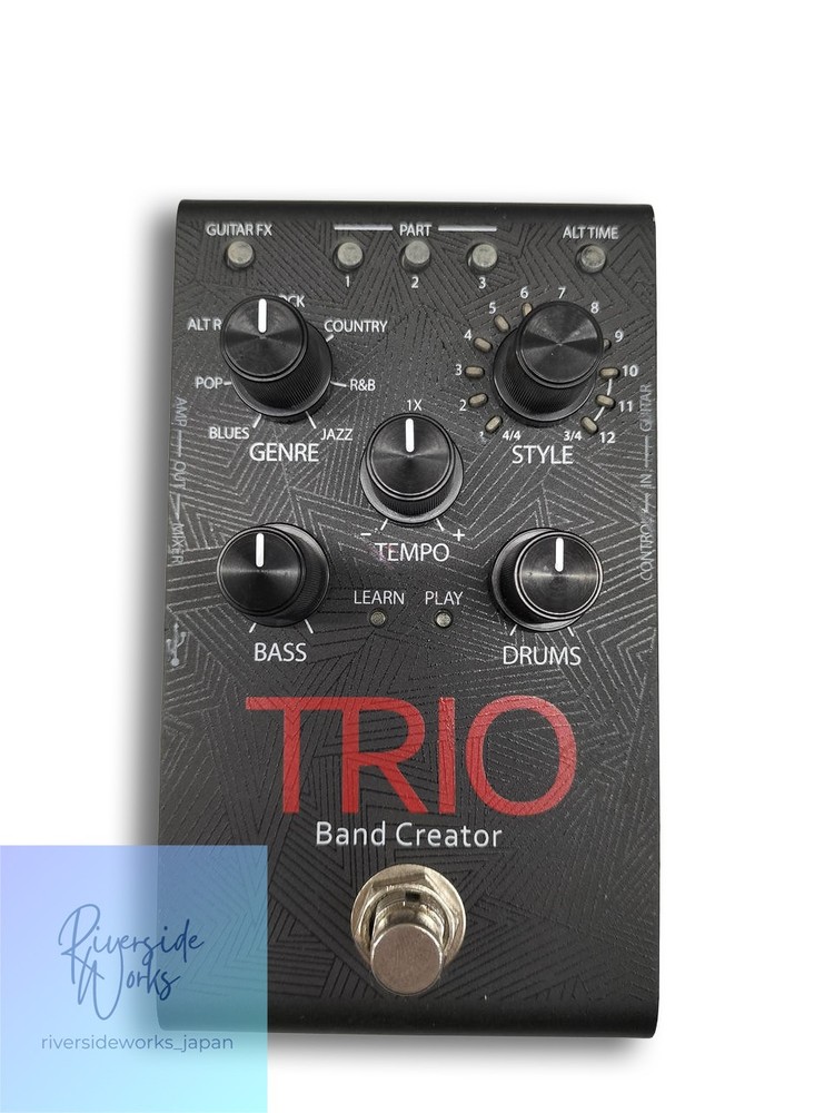 DIGITECH TRIO-V-01 Band Creator Effects Pedal Used
