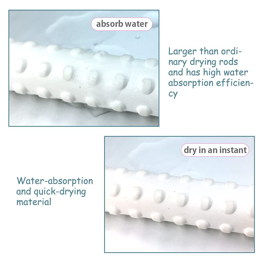 Absorbent Diatomite Drying Rod Quick Drying Reusable Mold Prevention Stick