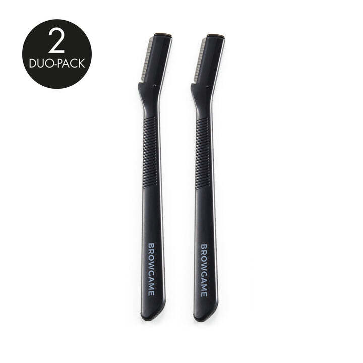 BROWGAME COSMETICS Eyebrow Shaping Knife DUO Pack