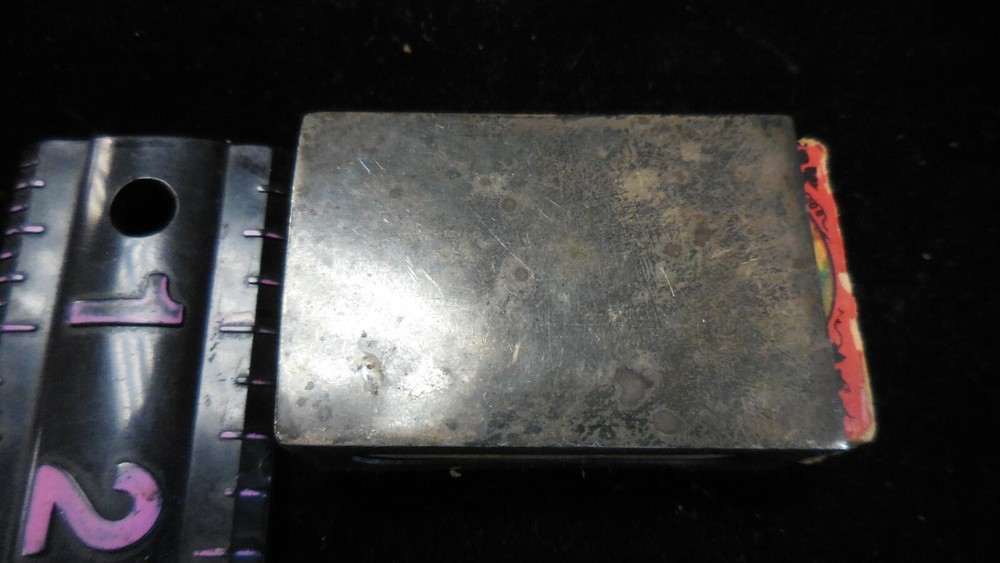 Antique Solid Sterling Silver Matchbox Holder Case Art Deco Style
