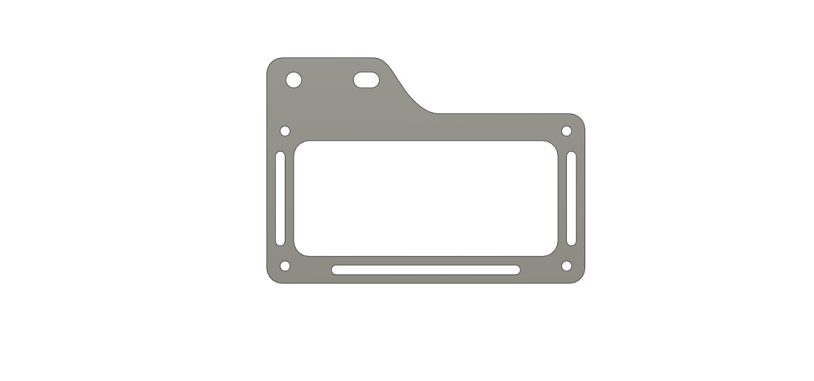 License Plate Mount/Bracket – Fits Yamaha YFZ450R, Raptor, Honda TRX450
