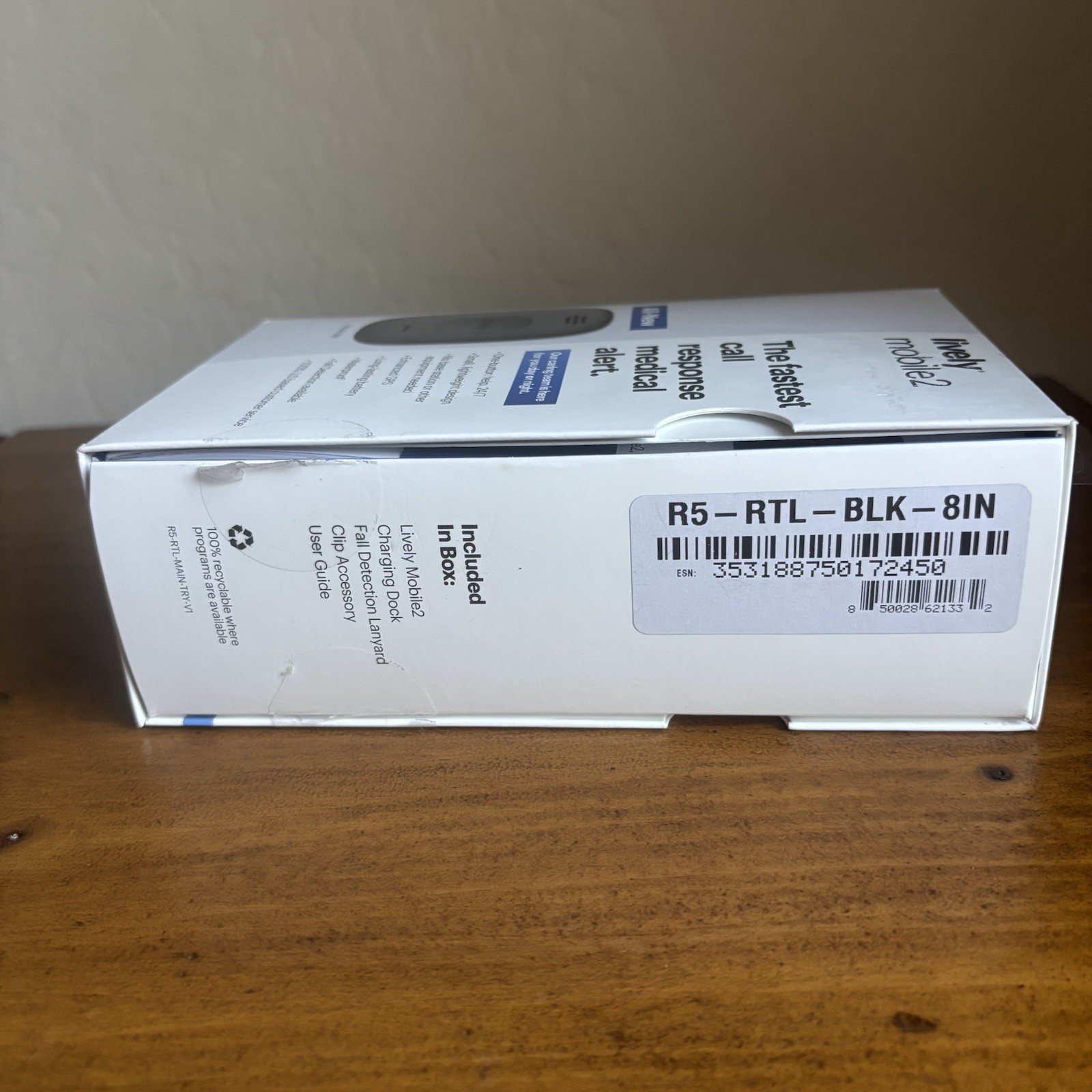 Lively Mobile 2 All-in-One Medical Alert Device Brand New Open Box