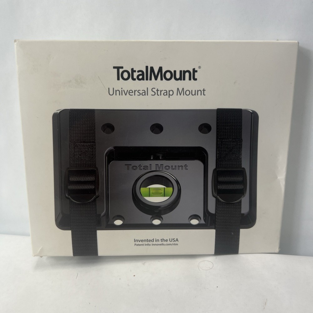 Total Mount Universal Strap Mount for Electronics Level Genuine Drill-Free.