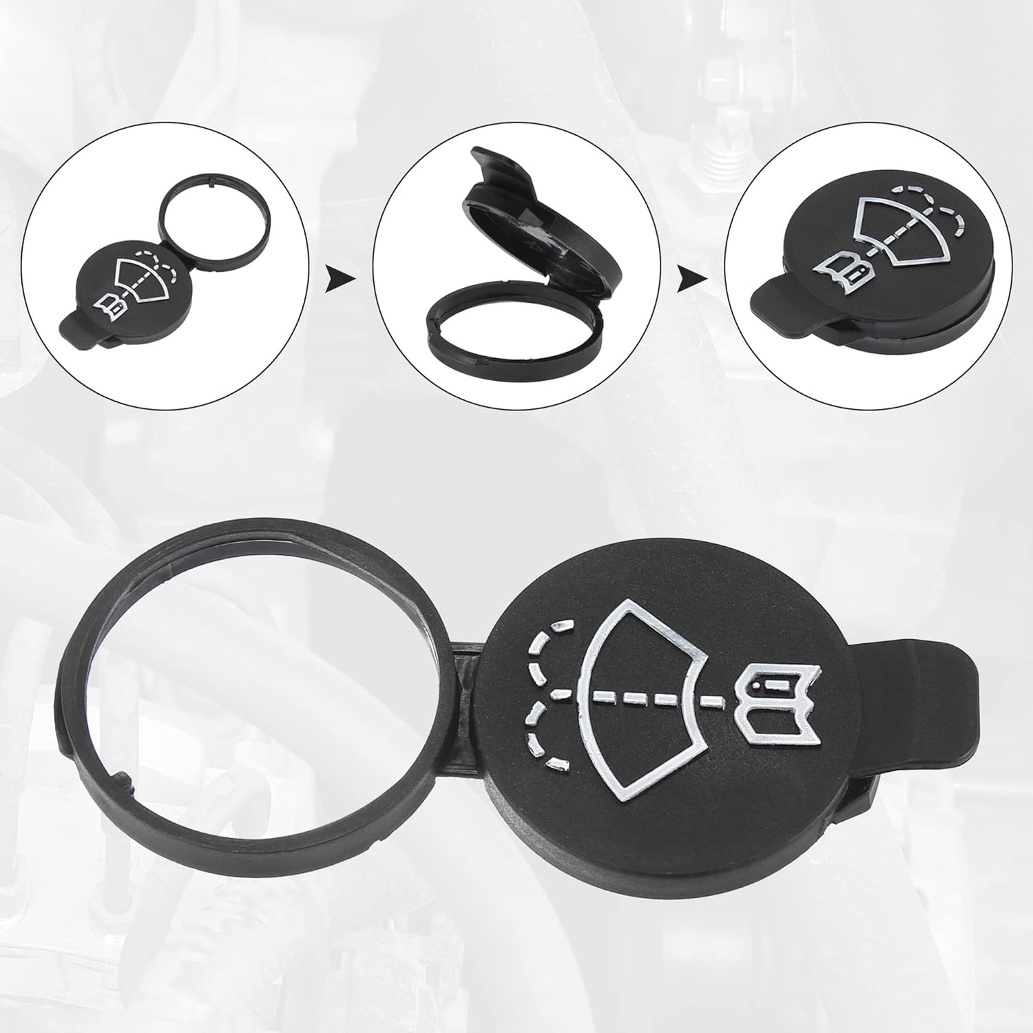 Windshield Washer Fluid Reservoir Bottle Tank Cap, Buick LaCrosse for Cadillac..