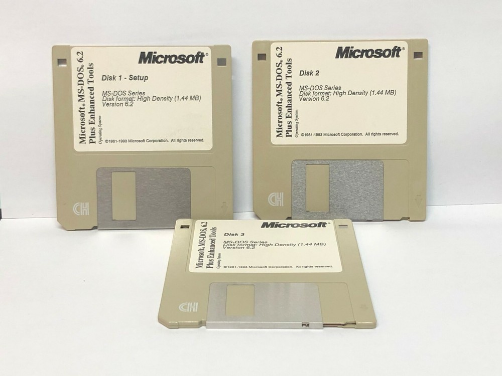 Microsoft Dos Series Set Up  V6.2 WinAlign Alignment Floppy Disk Software P-66