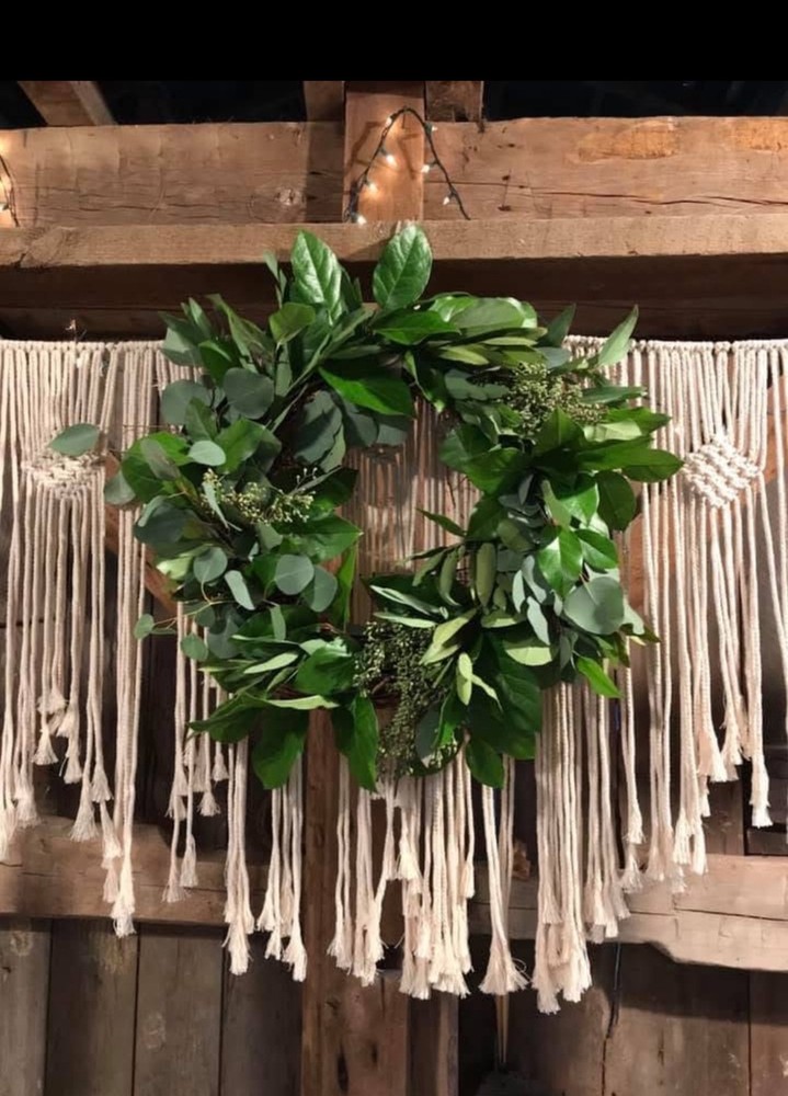 Beautiful LARGE handmade macrame piece