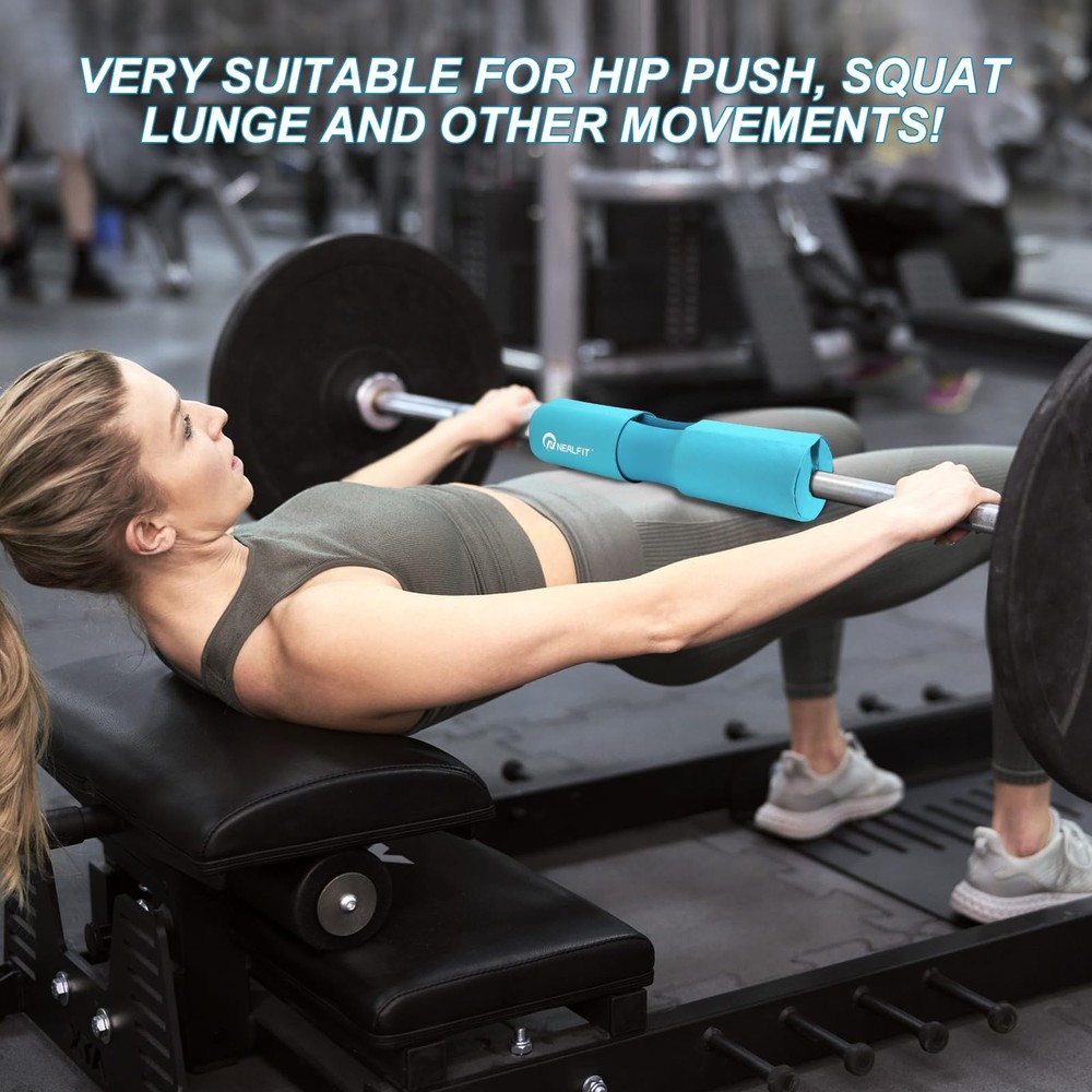 Squat Pad for Barbell, Hip Thrusts, Neck Support Thick Nylon Padding