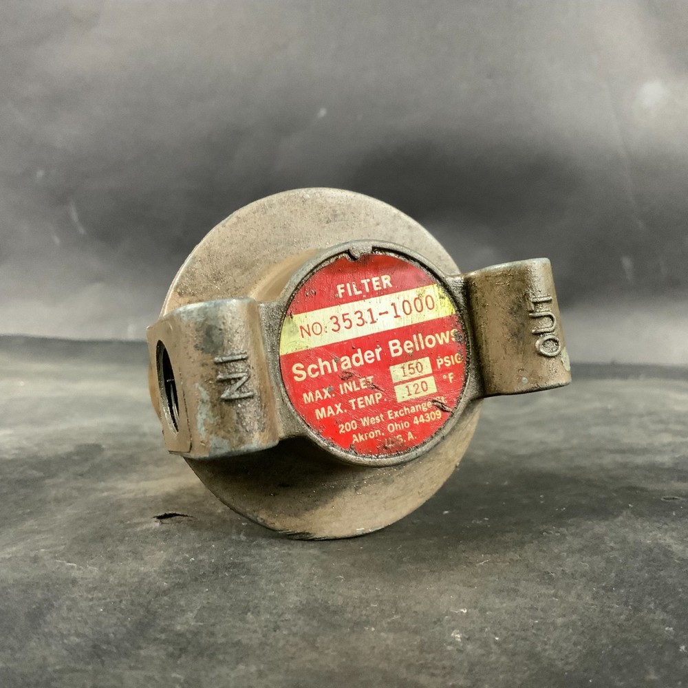 SCHRADER BELLOWS 3531-1000 FILTER AIR LINE ($45 OBO)