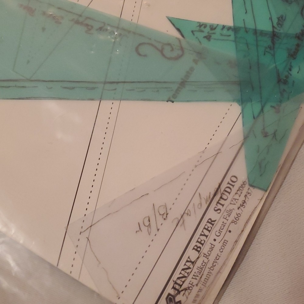 Jinny Beyer Studio Quilt Patterns Border Print Backpack PATTERN with templates