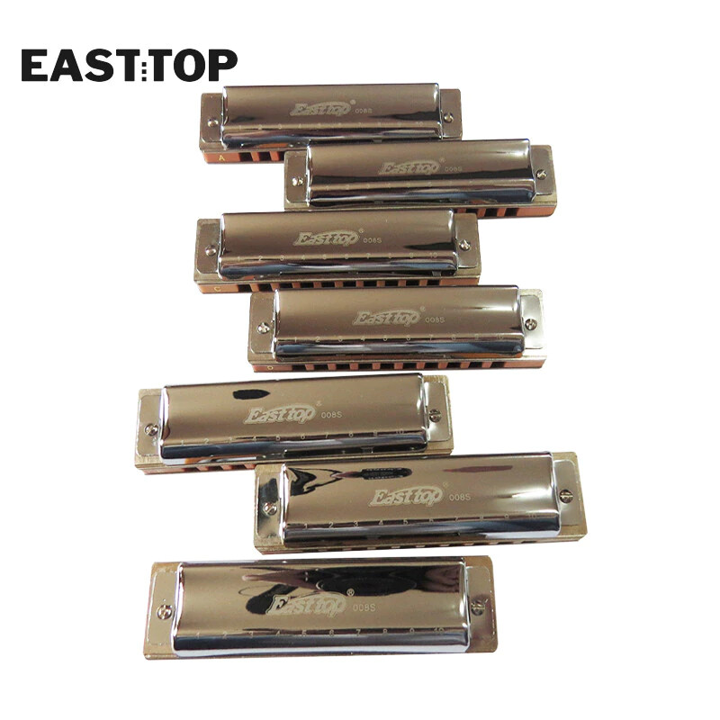 EASTTOP Diatonic Harmonica Set 10Hole Diatonic Lamp Blues ARP Diatonic Harmonica