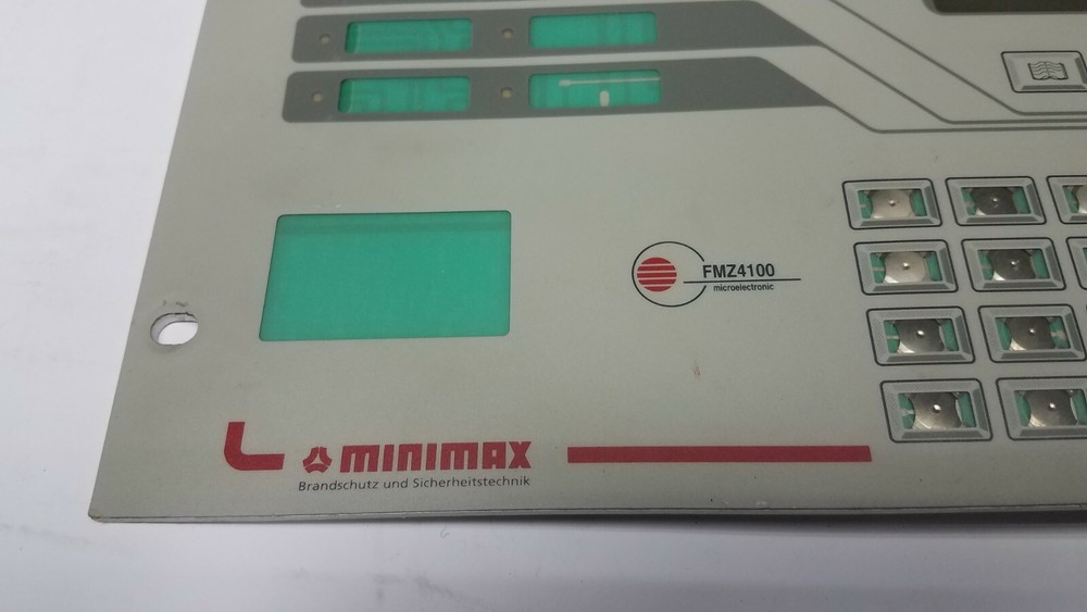 MINIMAX FMZ4100 MICROELECTRONIC CONTROL PANEL FOR FIRE DETECTION SYSTEM