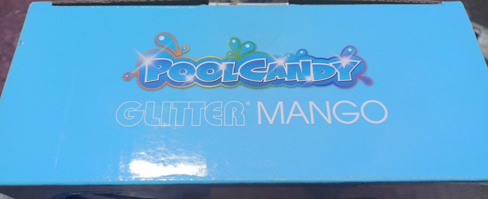 POOL CANDY, GLITTER MANGO JUMBO SUN CHAIR
