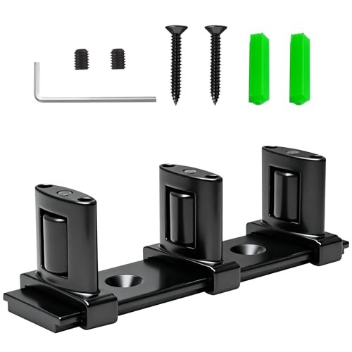 3-Roller Adjustable Sliding Closet Door Floor Guide 3-Roller Guide - 1 Pack