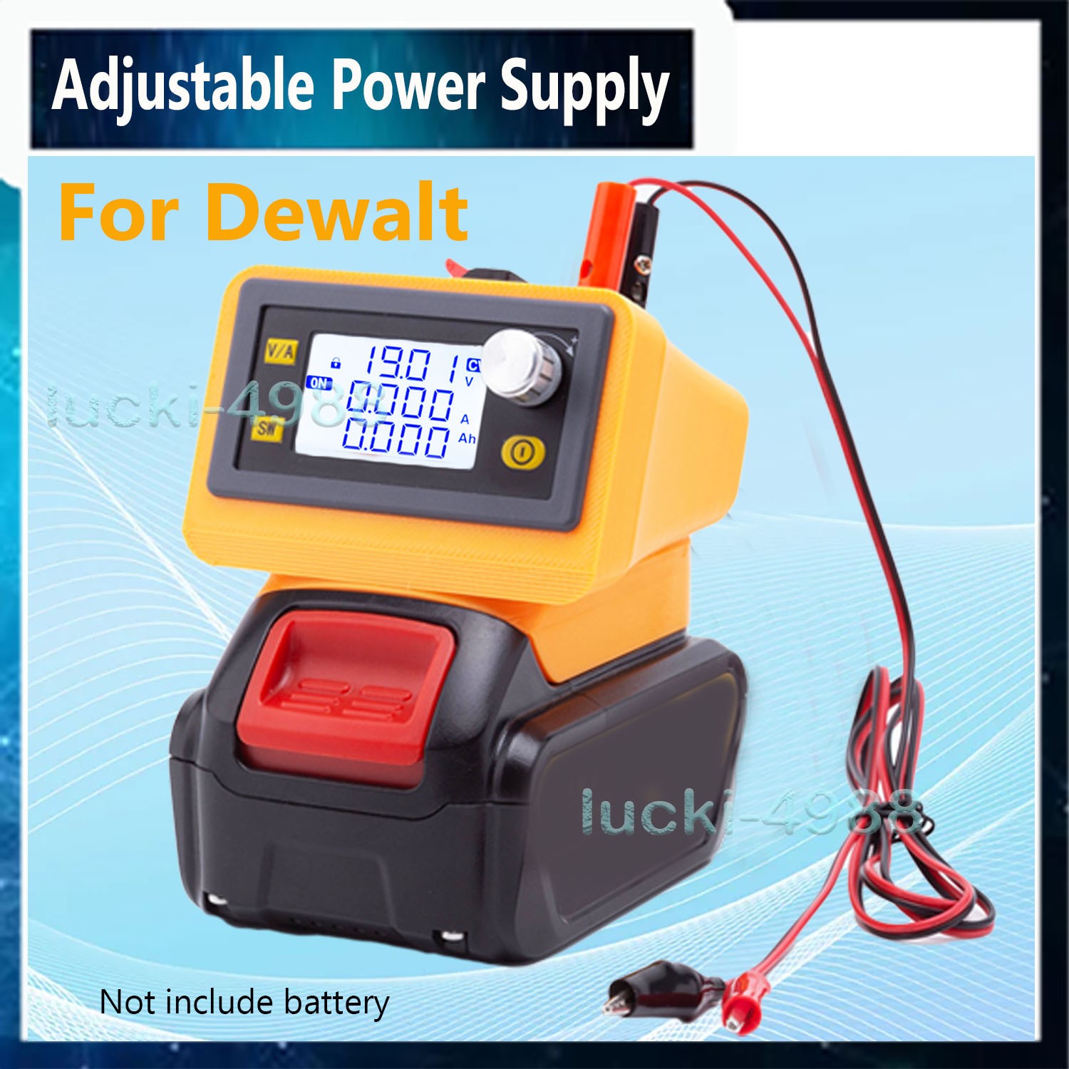 For Dewalt 20v Battery Portable Power Supply Adjustable Voltage Portable Outdoor