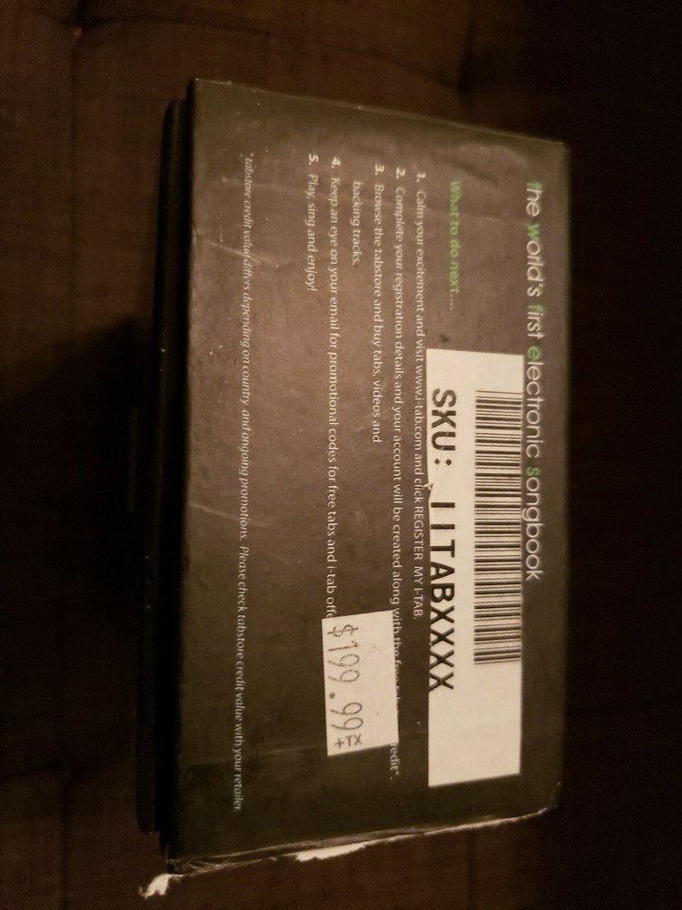 iTab Guitar Tab Electronic Song Book