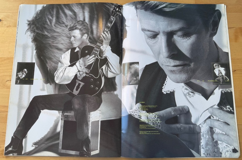 David Bowie Sound And Vision Tourl Official Program 1990