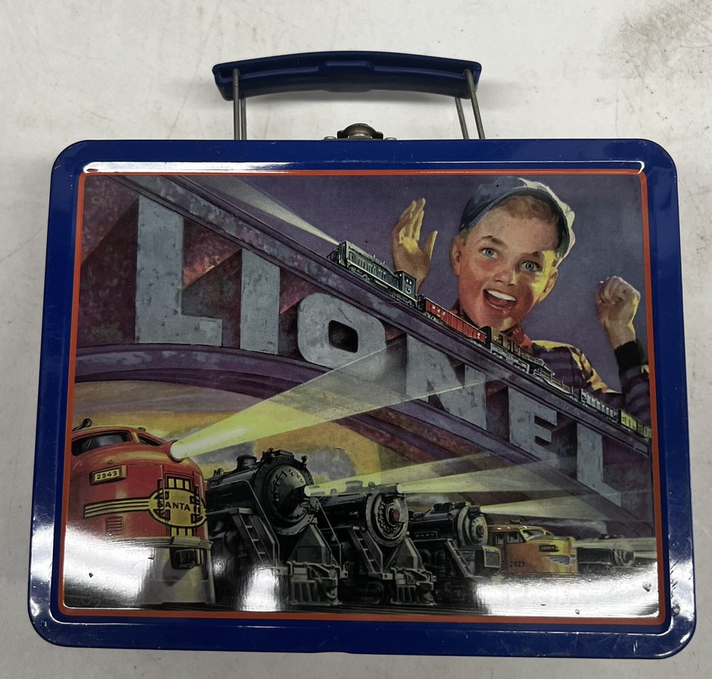 Lionel Train Tin Mini Lunch Box / Carry Case Grate Condition