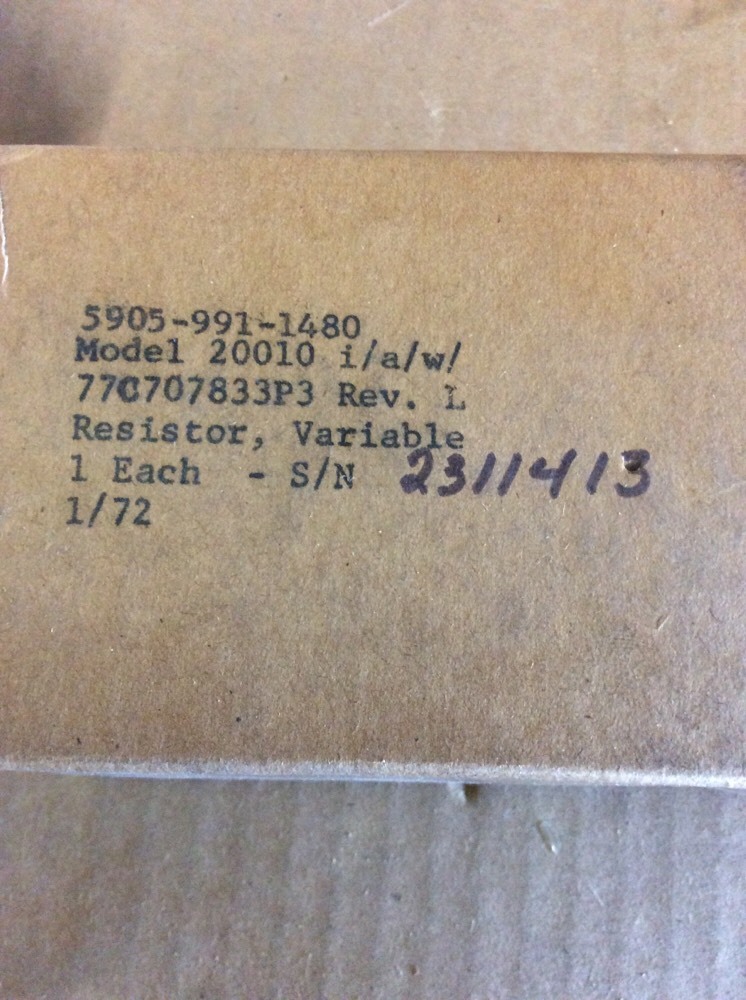 60557-3 Variable Resistor