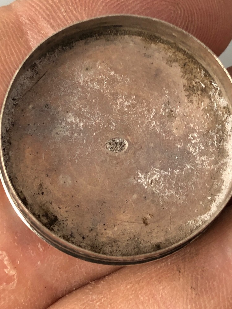 George III Solid Silver Patch Box Samuel Pemberton Birmingham c1790 ELZX