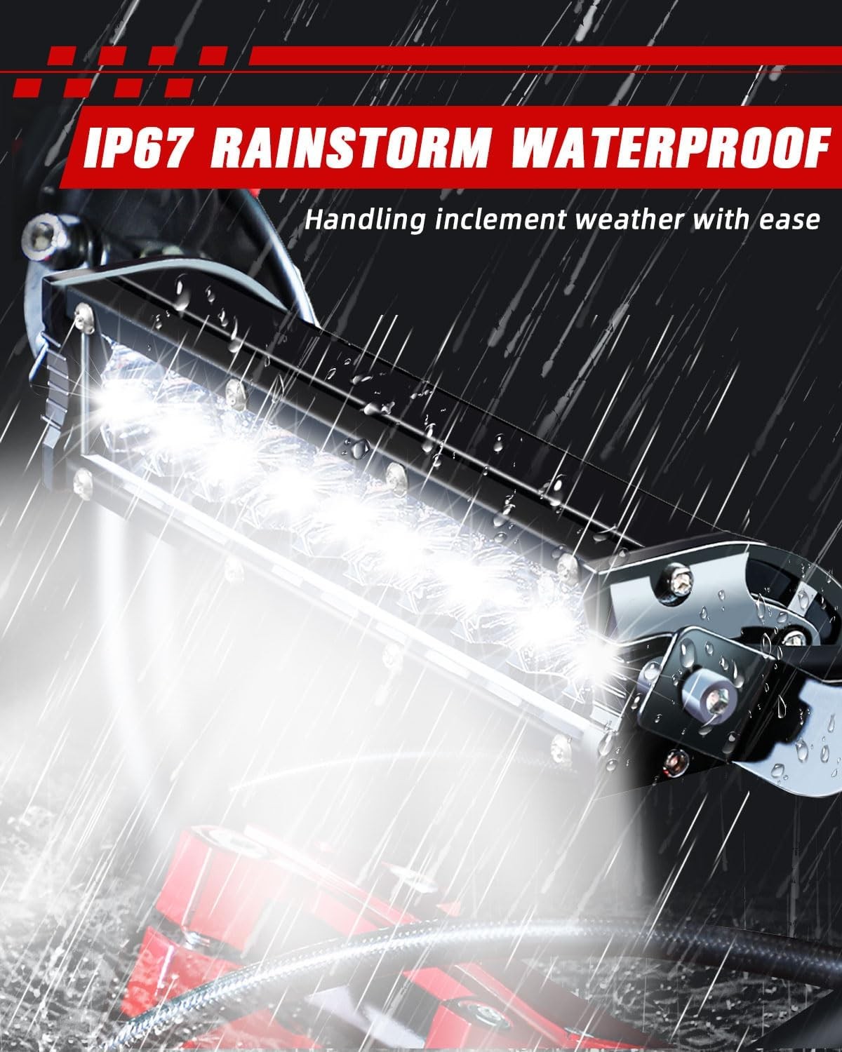 Universal 60W 2500LM LED Headlight for MX650/500 Dirt Bike ATV Pit Bike Electric