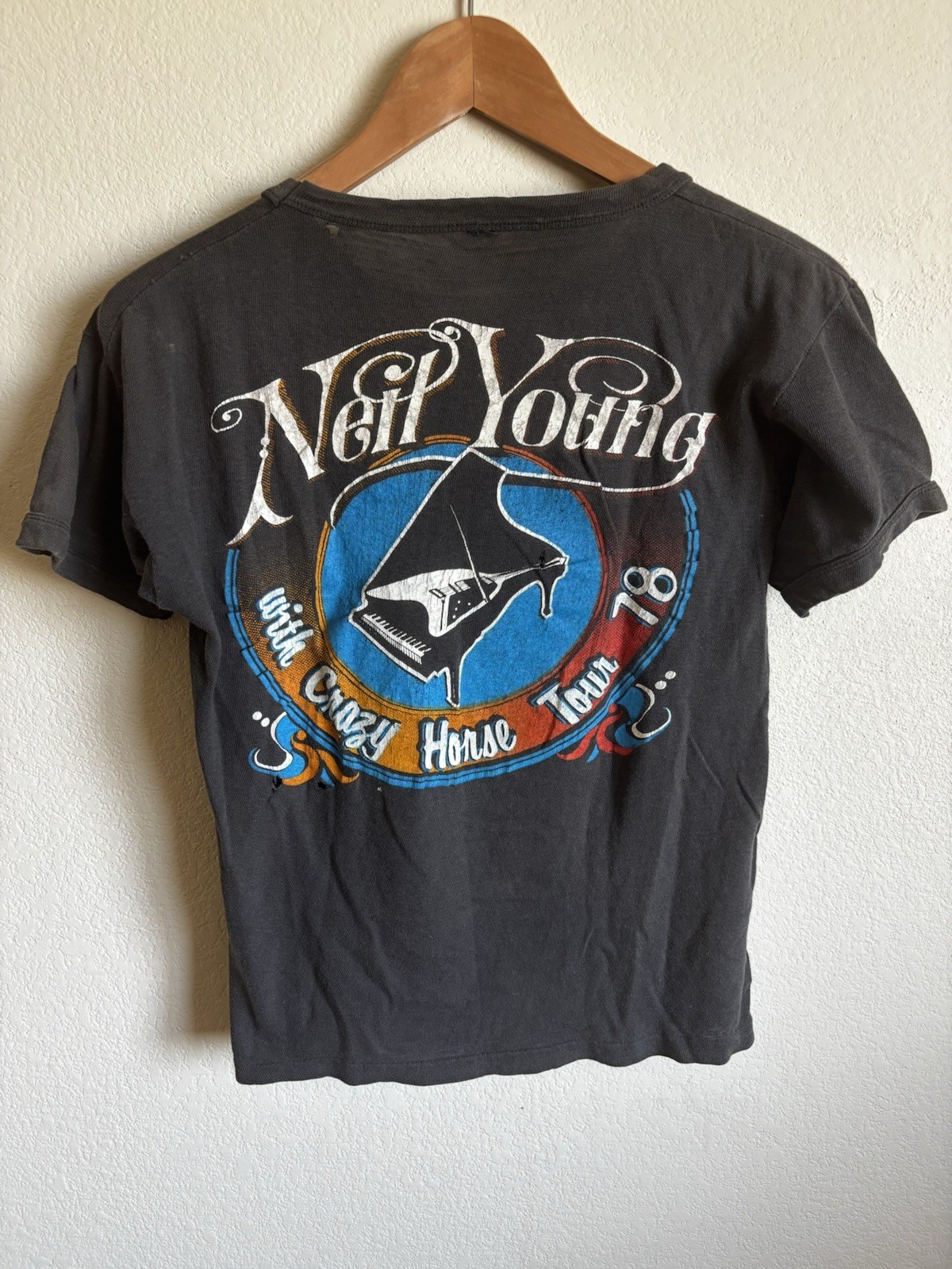 Neil Young and Crazy Horse 1978 Tour Concert Shirt CSN