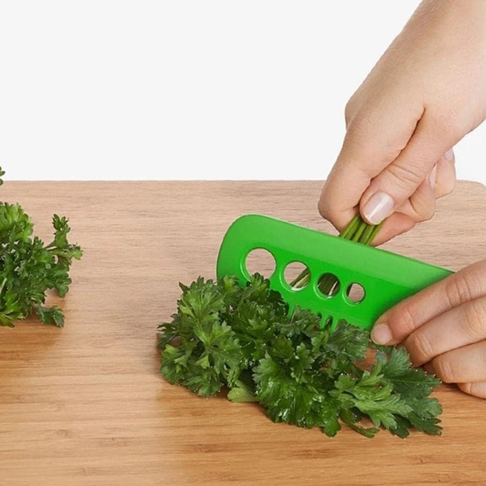 Green Leaf Herb Stripper,Vegetable Herb Eliminator Comb Kitchen Herb Leaf Str...