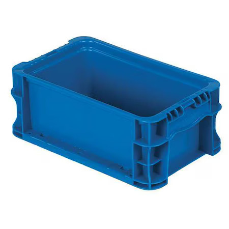 Orbis Nso1207-5 Royal Blue Solid & Stackable Straight Wall Storage Container,