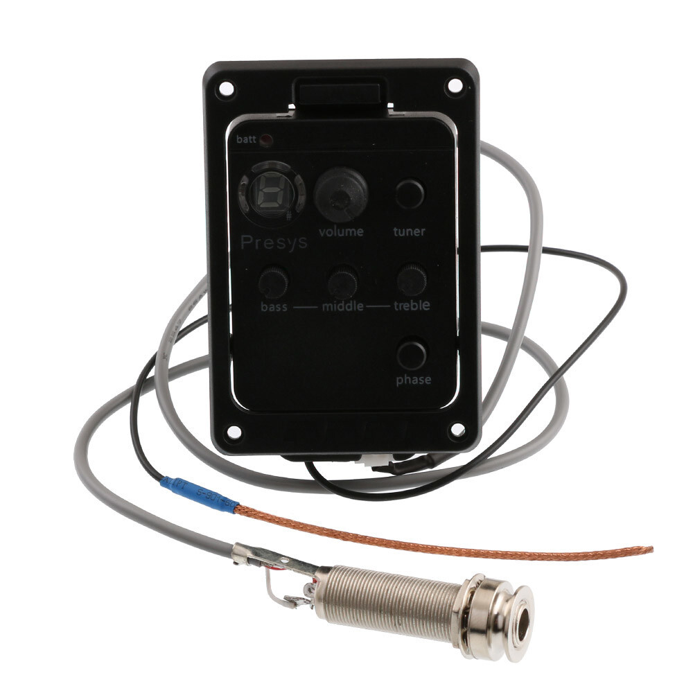 PRESYS/AERO 101 Guitar Preamp EQ Tuner Piezo Pickup Equalizer System