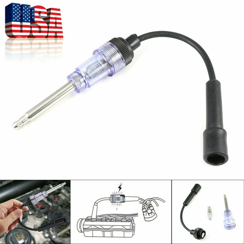 Spark Plug Tester In Line Auto Diagnostic Ignition Coil Engine System Test Tools