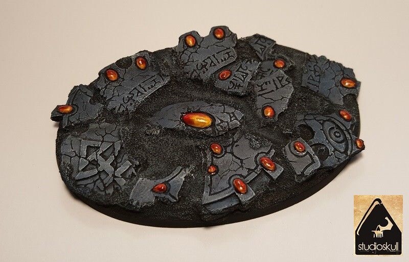 105X75mm OVAL ELDAR RUINS