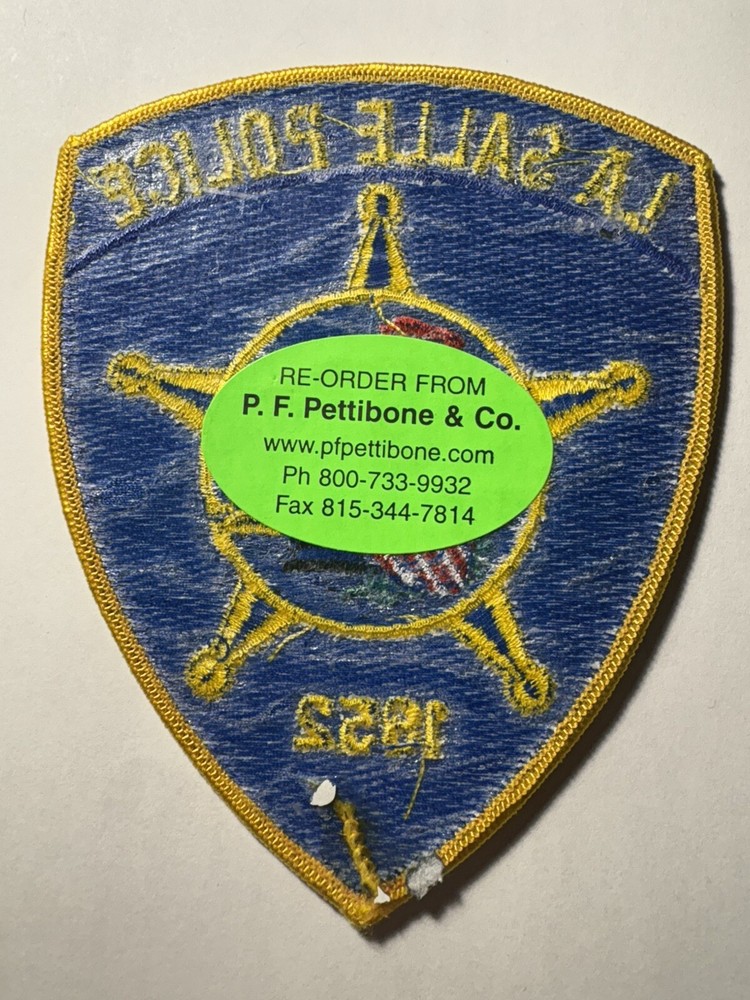 La Salle Illinois Police Patch