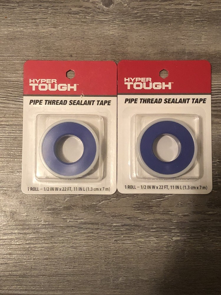 Hyper Tough 2-ROLL 1/2" x 22-FT PIPE THREAD SEALANT TAPE