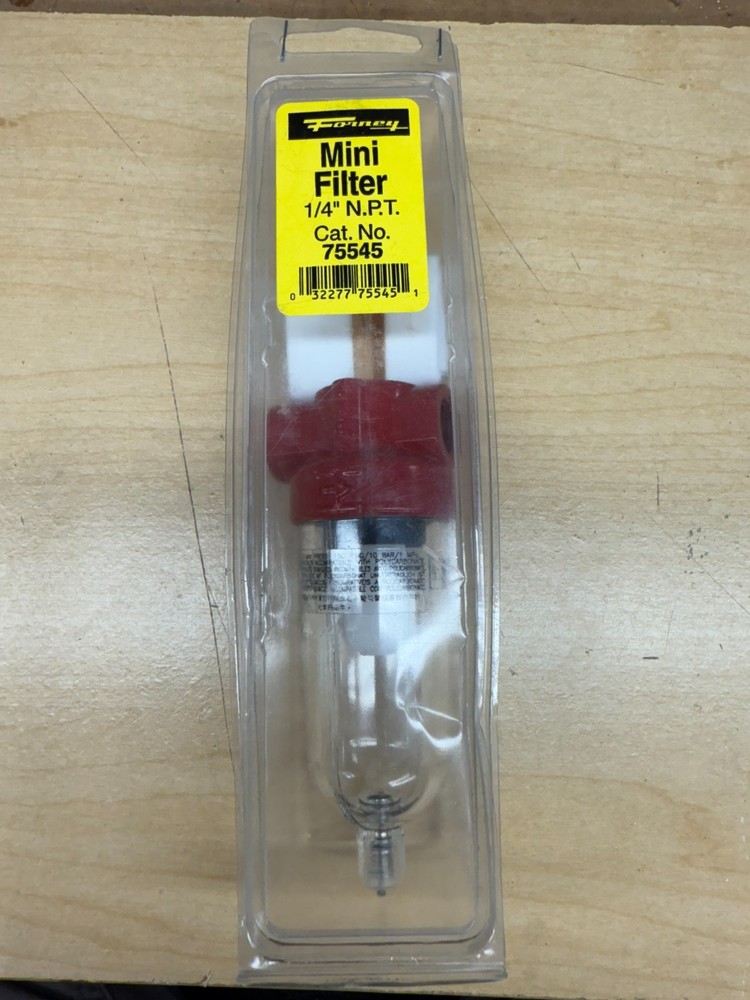 Forney mini filter 1/4" NPT Cat. No. 75545