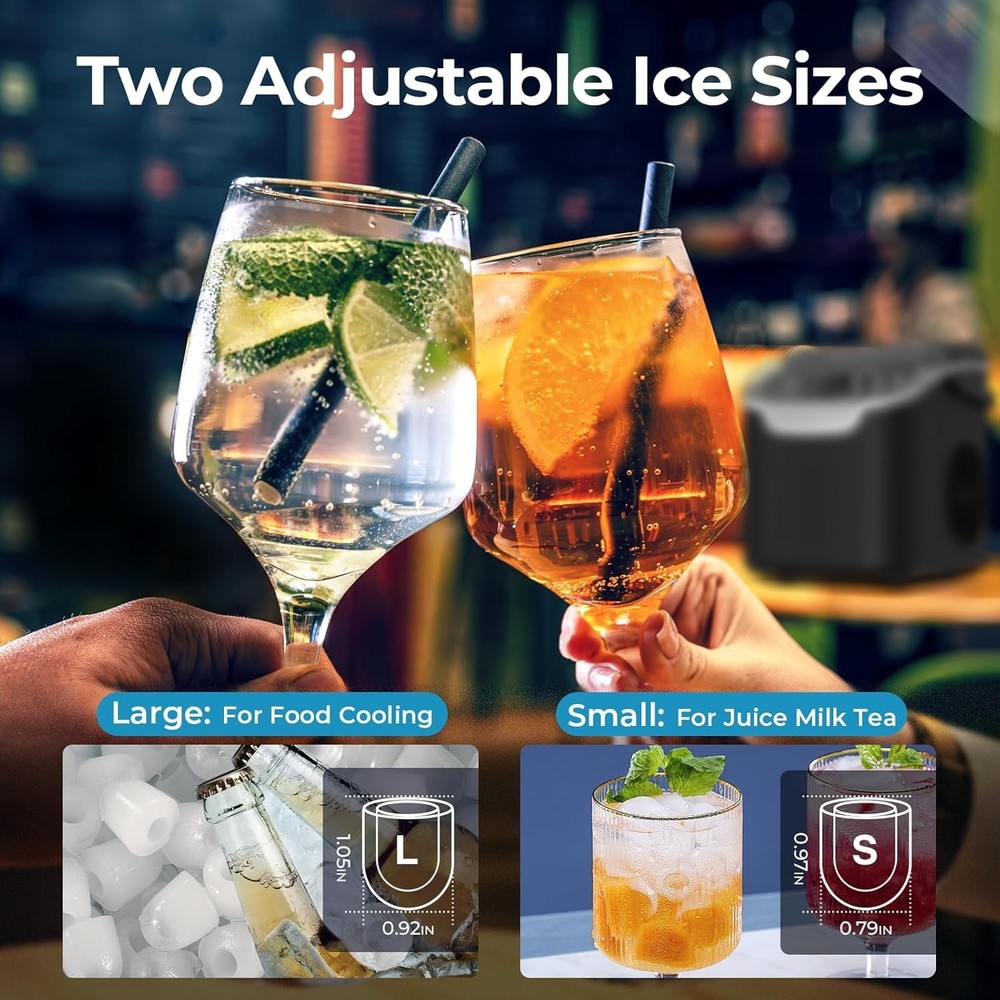 Countertop Ice Maker Machine – Portable Ice Maker