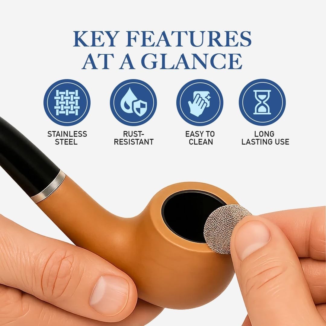 120 Pcs Pipe Screens Stainless Steel Screen Filter for Pipe 3/4 Mesh Pipe Filter