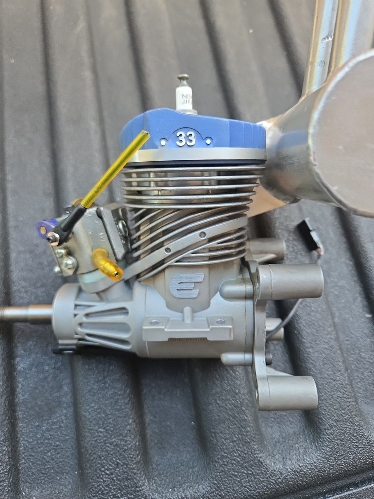 Evolution 33cc Gasoline Rc Airplane Engine With Pitts Muffler 33