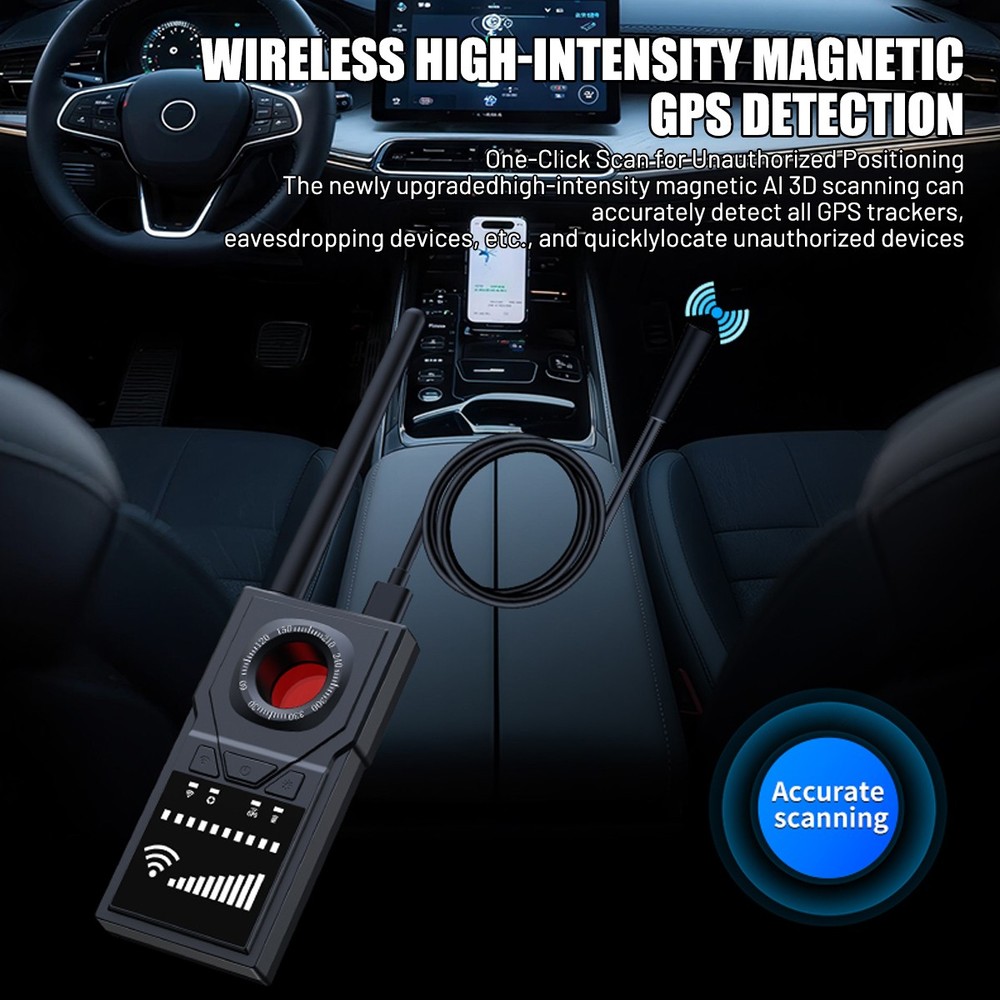 Detector Anti Spy Bug Detector GPS Tracker Finder Scanner Device Hidden Camera