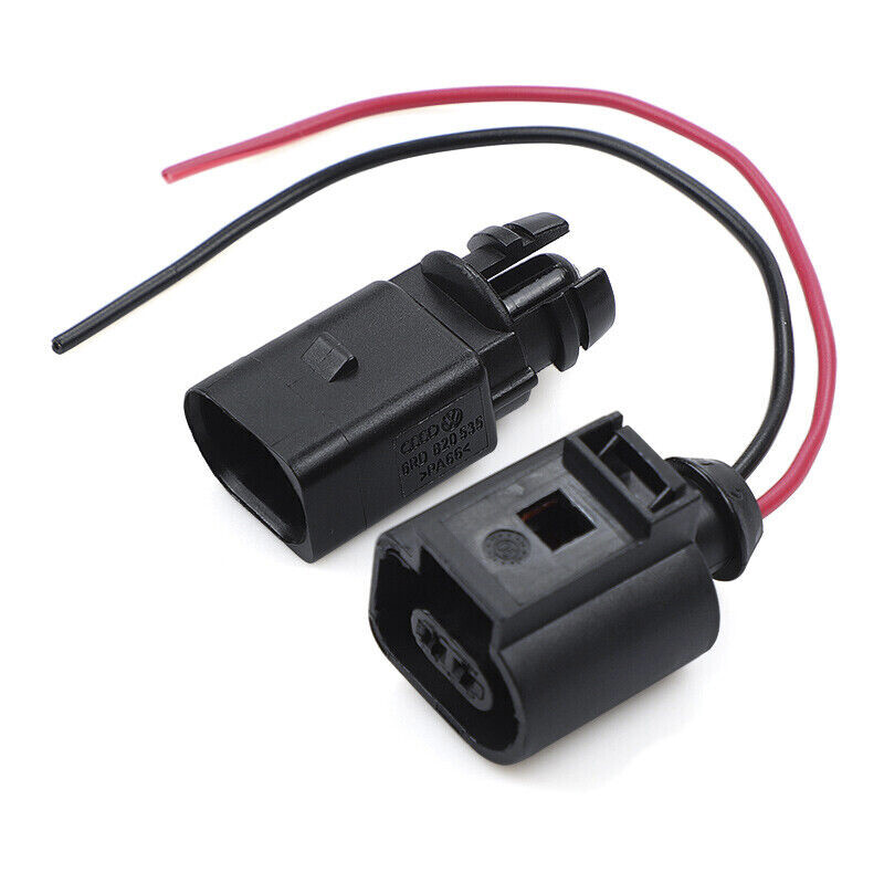 Outer Ambient Air Temperature Sensor with Plug Pigtail 2 Pin Connector Plug Wire