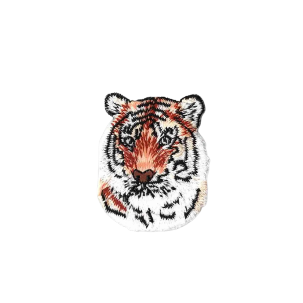 Tiger Head (3 Pack) Iron On Patch