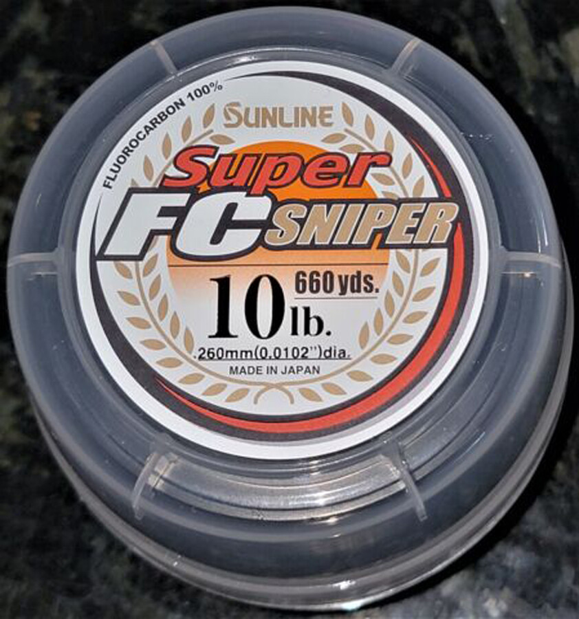 Sunline FC Sniper Fluorocarbon Clear Fishing Line 660 YD Bulk Spool Any LB Test