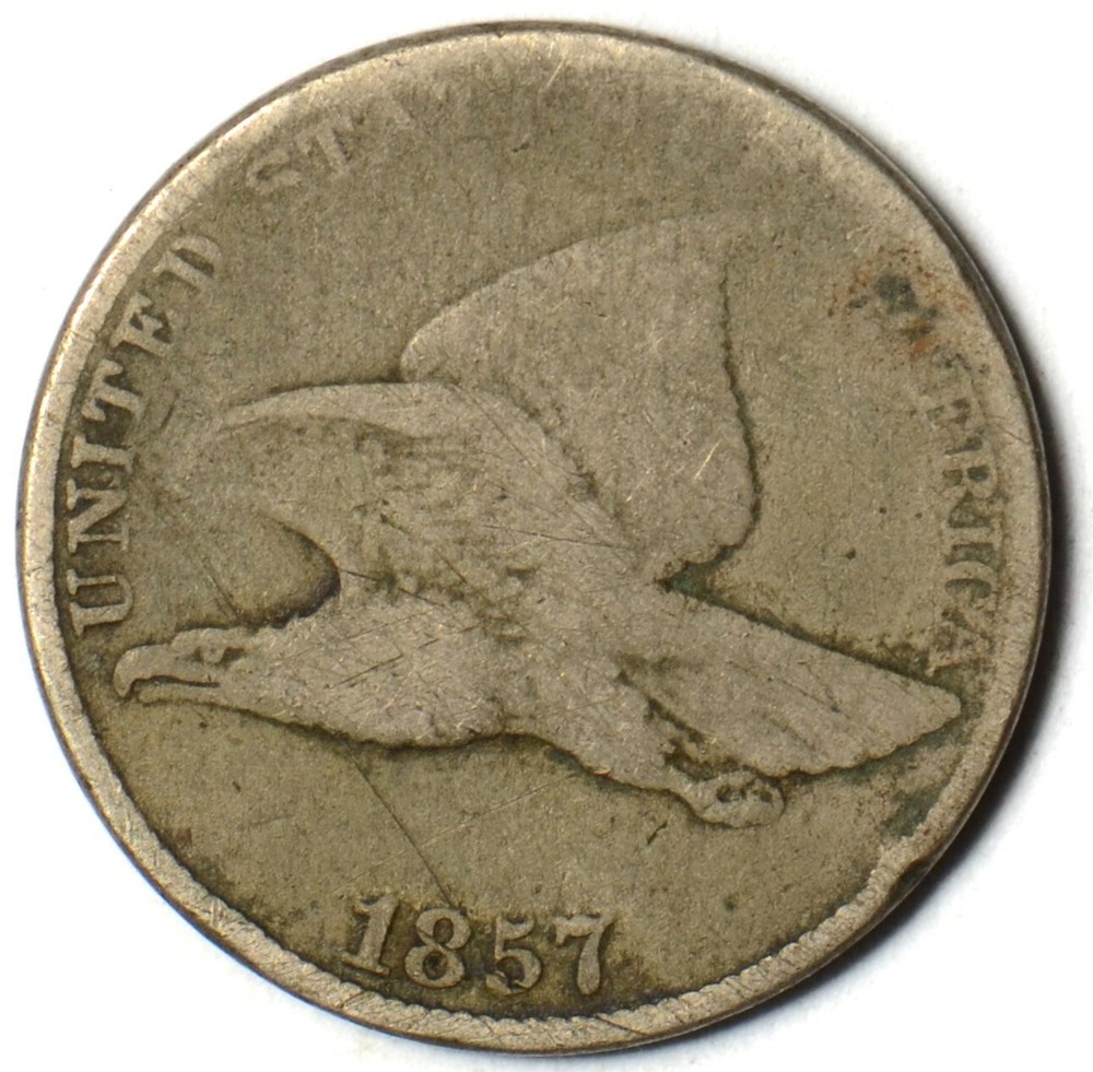 1857 Flying Eagle Cent - Low Grade