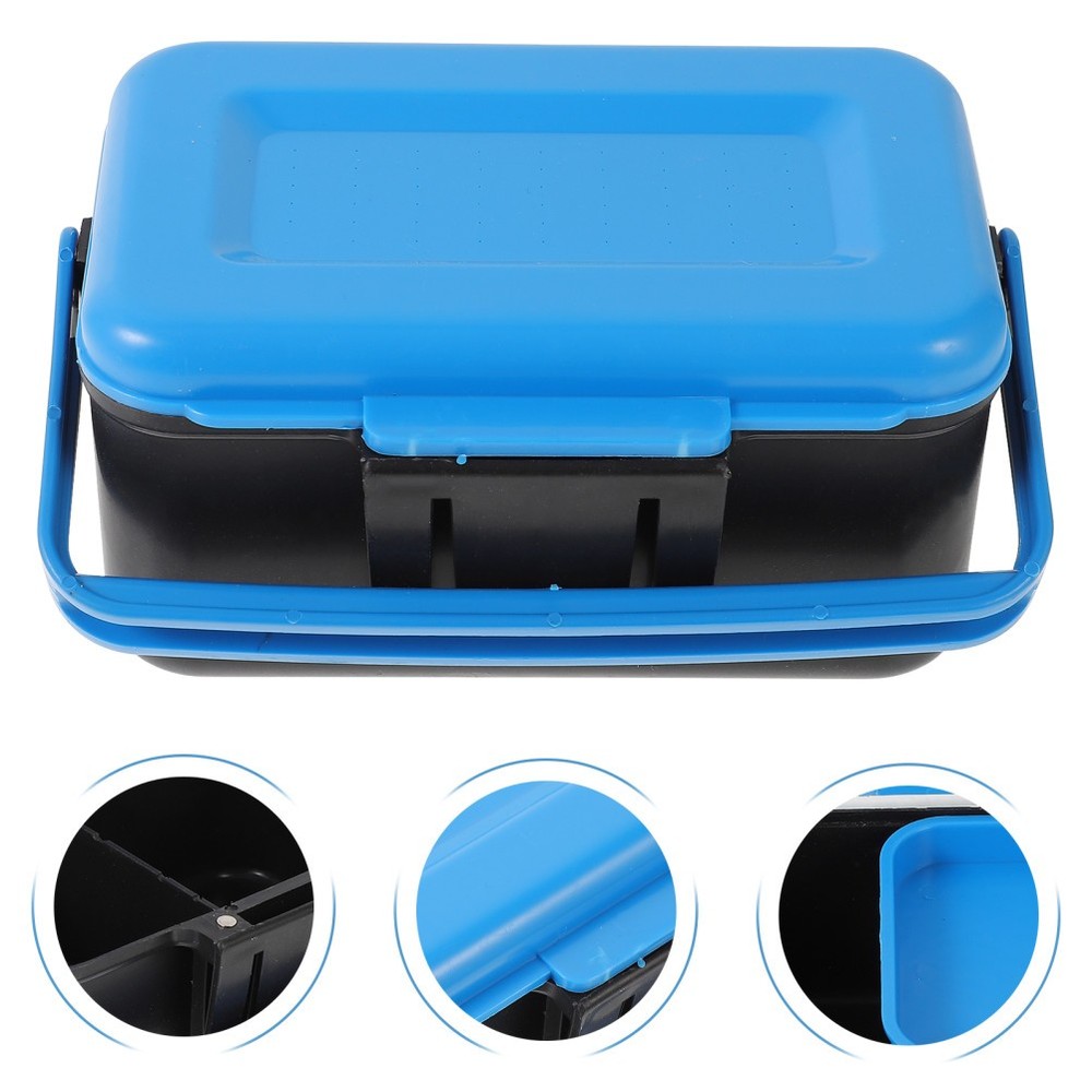 2 Pcs Fishing Accessory Tackle Boxes for Cooler Worms
