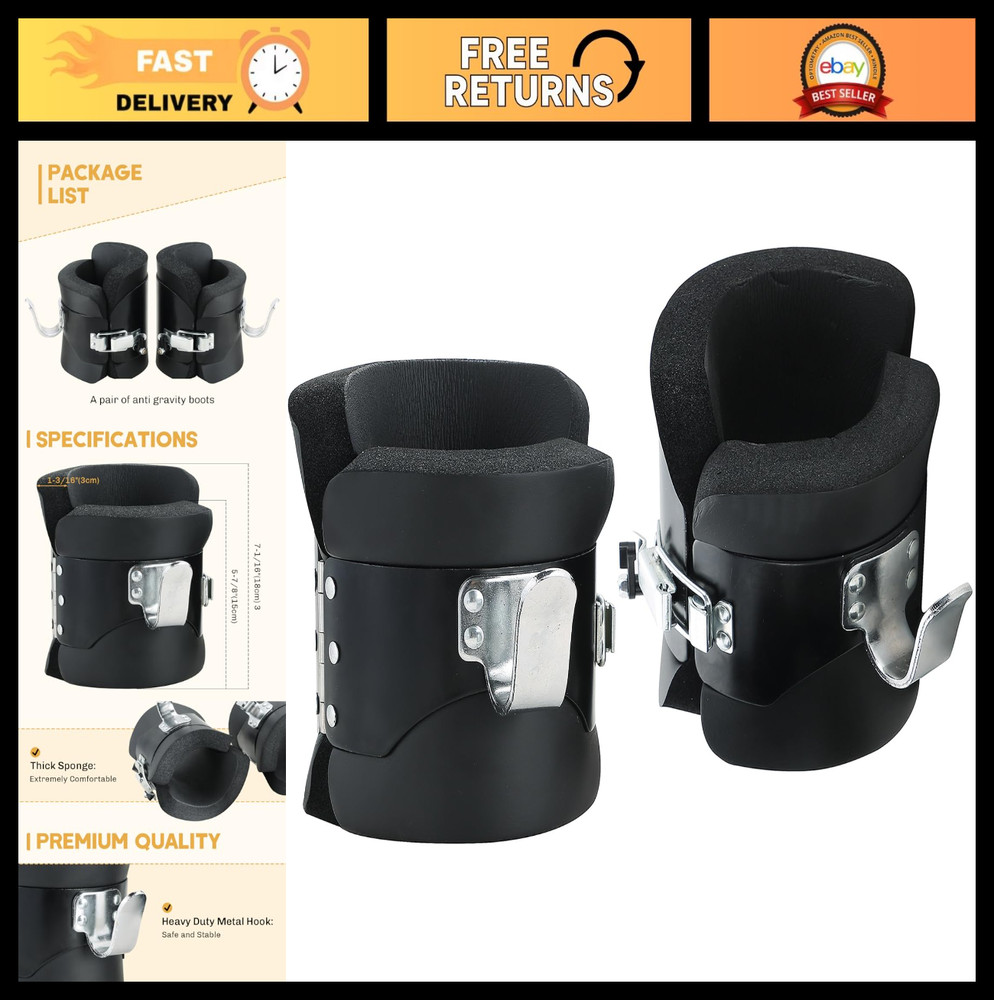 Inversion Therapy Anti-Gravity Boots | Compression Relief Exercise Recovery, 2 H